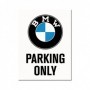 Iman 6x8 cms. BMW - Parking Only White