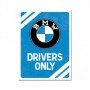 Iman 6x8 cms. BMW - Drivers Only Blue