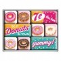 Juego de imanes (9 piezas) USA Donuts