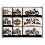 Juego de imanes (9 piezas) Harley-Davidson -