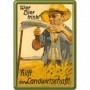 Postal 10x14 cms. Open Bar Wer Bier trinkt hilft der Landwirtschaft