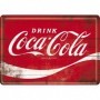 Postal 10x14 cms. Coca-Cola - Logo Red Wave