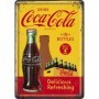 Postal 10x14 cms. Coca-Cola - In Bottles Yellow