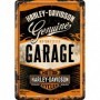 Postal 10x14 cms. Harley-Davidson Garage