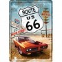Postal 10x14 cms. US Highways Route 66 Red Car