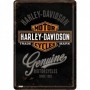 Postal 10x14 cms. Harley-Davidson - Genuine Logo