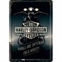 Postal 10x14 cms. Harley-Davidson - Things Are