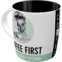 Taza Say it 50's Coffee First