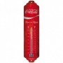 Termometro 6,5x28 cms. Coca-Cola - Logo Red Wave
