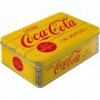 Caja de metal plana 23x16x7 cms. Coca-Cola - Logo