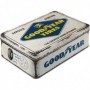 Caja de metal plana 23x16x7 cms. Goodyear - Logo