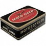 Caja de metal plana 23x16x7 cms. Moto Guzzi Moto