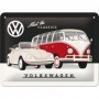 Placa de metal 15x20 cms. Volkswagen VW - Meet