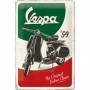 Placa de metal 20x30 cms. Vespa - The Italian