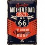 Placa de metal 20x30 cms. US Highways Route 66
