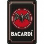 Placa de metal 20x30 cms. Bacardi Bacardi - Logo