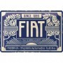 Placa de metal 20x30 cms. Fiat - Since 1899 Logo