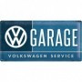 Placa de metal 25x50 cms. Volkswagen VW Garage