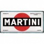Placa de metal 25x50 cms. Martini Martini - Logo