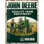 Placa de metal 30x40 cms. John Deere Quality Farm