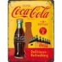 Placa de metal 30x40 cms. Coca-Cola - In Bottles
