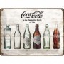 Placa de metal 30x40 cms. Coca-Cola - Bottle