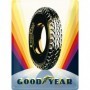 Placa de metal 30x40 cms. Goodyear - Rainbow Wheel