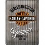Placa de metal 30x40 cms. Harley-Davidson - Metal