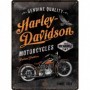 Placa de metal 30x40 cms. Harley-Davidson -