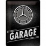 Placa de metal 30x40 cms. Mercedes-Benz