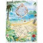 Placa de metal 30x40 cms. Outdoor & Activities Happiness is a day at the beach