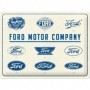 Placa de metal 30x40 cms. Ford Ford - Logo