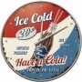 Reloj analógico de pared Estilo Retro Vintage Nostalgic-Art "USA Have a Cola!"