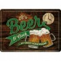 Postal Nostalgic-Art "Beer O' Clock Glasses"