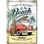 Postal Nostalgic-Art "VW Bulli - Beach" imagen 1