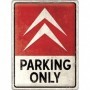 letrero Nostalgic-Art "Citroen - Parking Only"