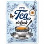 Letrero Nostalgic-Art "It's Tea O'Clock"