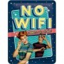 Letrero Nostalgic-Art "No WiFi"