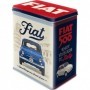 Caja de metal L Nostalgic-Art "Fiat 500 - Good things are ahead of you" imagen 1
