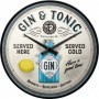 Reloj de Pared Nostalgic-Art "Gin & Tonic Served Here"