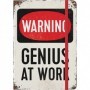 Libreta Nostalgic-Art "Genius at Work" - portada