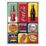 Juego de imanes Nostalgic-Art "Coca Cola - Pop Art" imagen 1
