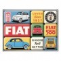 Juego de imanes Nostalgic-Art "Fiat 500 - Loved Since 1957" imagen 1