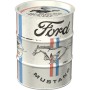 Hucha barril Nostalgic-Art "Ford Mustang - Horse & Stripes Logo" imagen 2