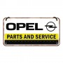 Letrero colgante 10x20 cms. Opel - Parts & Service