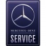 Placa de metal 30x40 cms. Mercedes Benz - Service