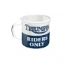 Taza esmaltada Triumph - Riders only