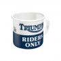 Taza esmaltada Triumph - Riders only