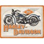 Placa de metal 30x40 cms. Harley-Davidson - Motorc