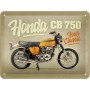 Placa de metal 15x20 cms. Honda MC - CB750 Four